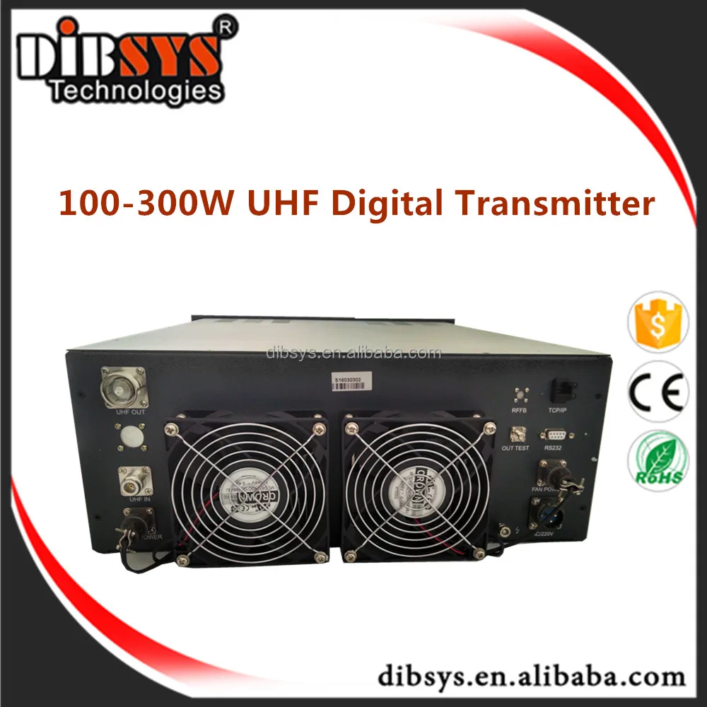 Low Power Digital Tv Broadcasting Equipment Dvb-t and Dvb-t2 Transmitter