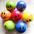 24PCS LOT PU soft ball Smile face ball Baby toys Interactive toys Kids toys Smash ball