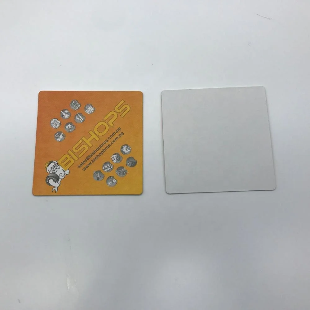 Custom Printed Cheap Absorbent Paper Coffee Bar Coasters Buy Paper