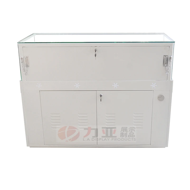 Factory Custom Cell Phone Display Cabinet showcase Mobile Phone Led Lighting Counter showcase