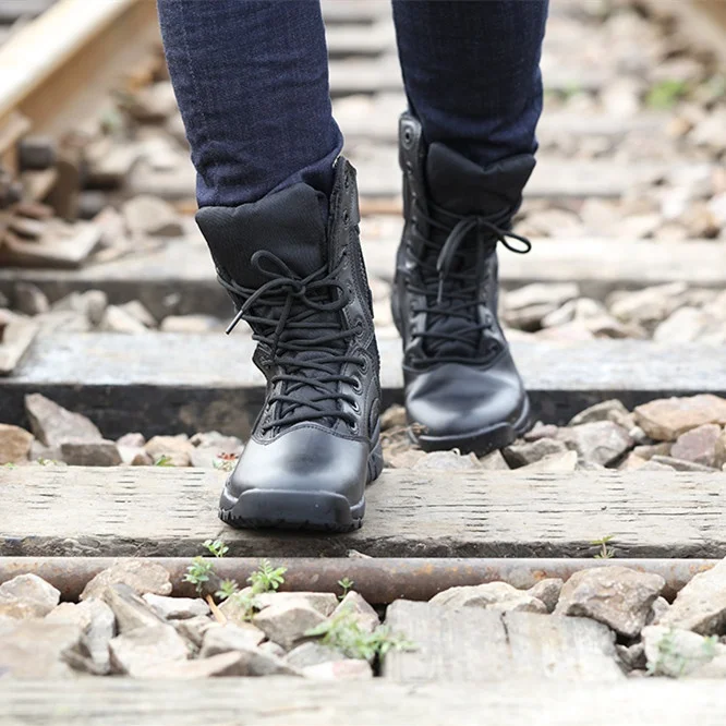 mens waterproof military boots
