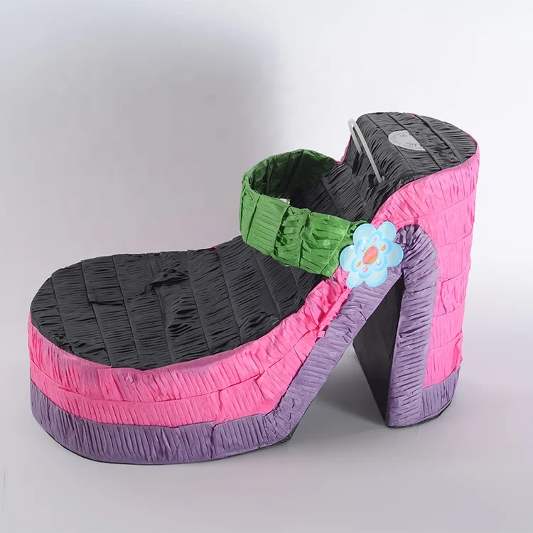 キッズパーティー用tカスタムハイヒールシューズクラフトペーパーピニャータ Buy 高ヒール靴 ピニャータ クラフト紙ピニャータ カスタムピニャータ子供のためのパーティー Product On Alibaba Com