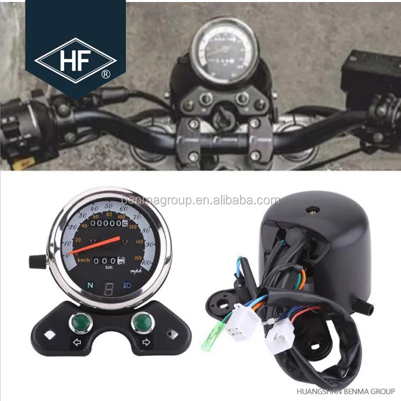 New ! Cafe Racer Mini MPH Indicator Motorcycle/Dirt Bike/Motorcross Speedometer