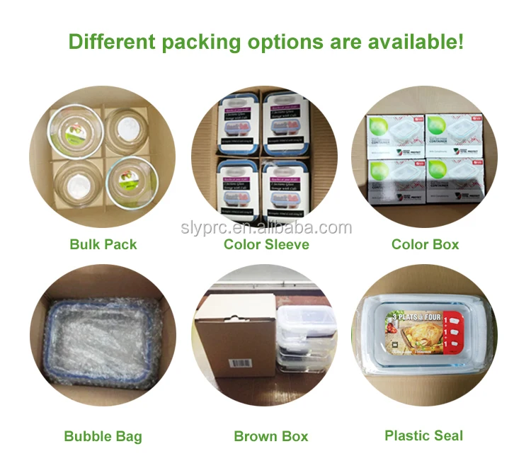 Pyglass 4 Set Fluted Glass Storage Containers with Lids, Pantry Kitchen ...