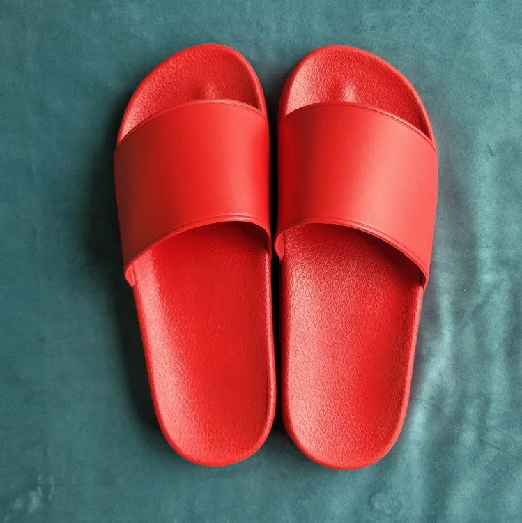 Plain cheap red slides