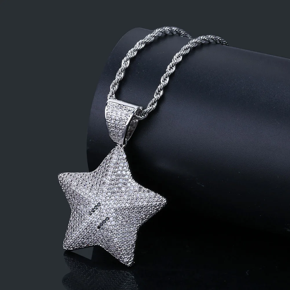 Women Pendant Necklace Cartoon Star 