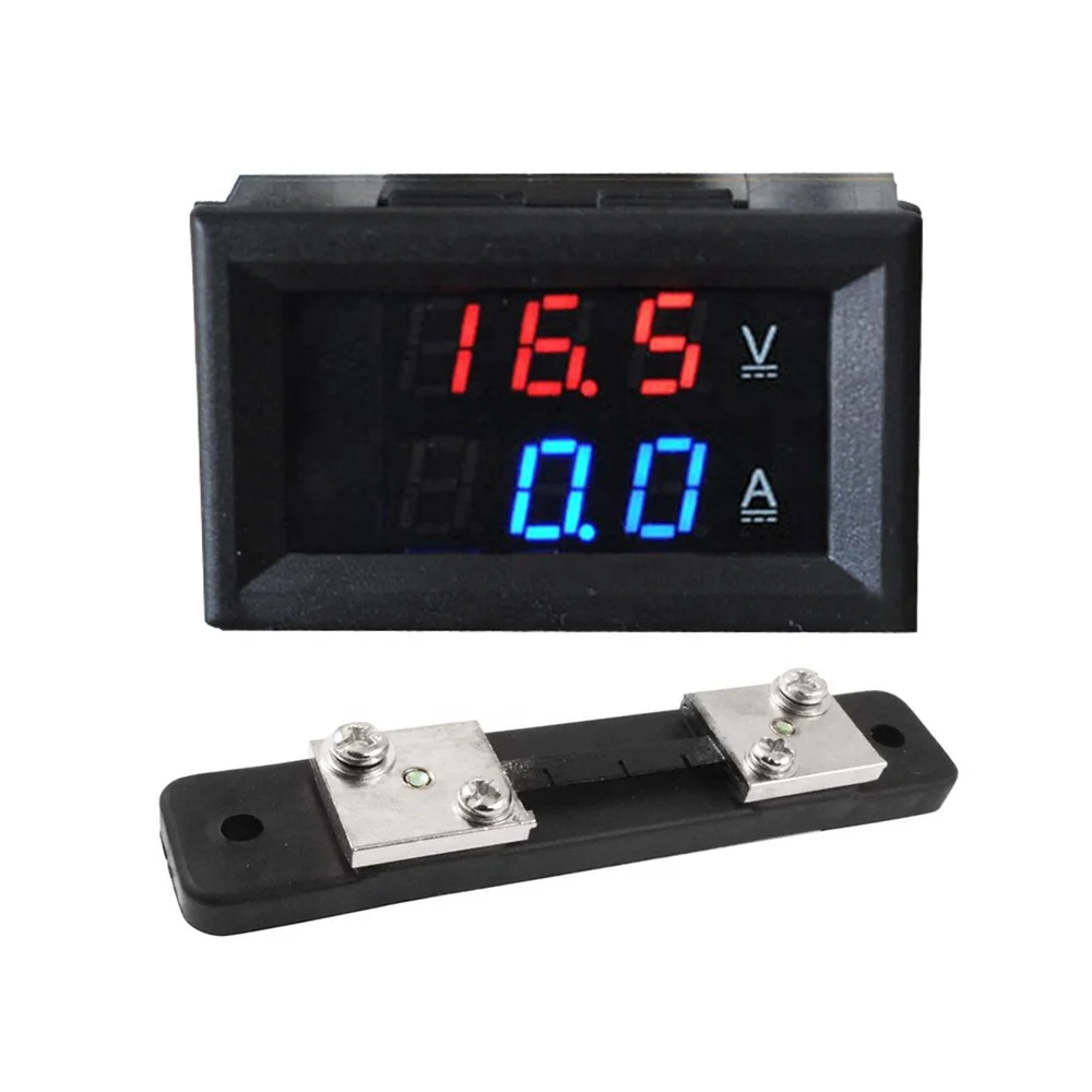 1 pcs LCD Digital Display Ampere Meter Ammeter Panel Gauge AC 30A/75mV 