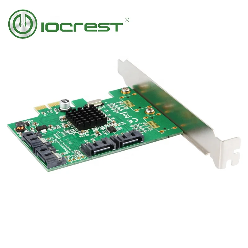 4 Port SATA III PCI-e RAID Karte – Marvell 9236 Chipsatz, Für SSD & HDD Erweiterung