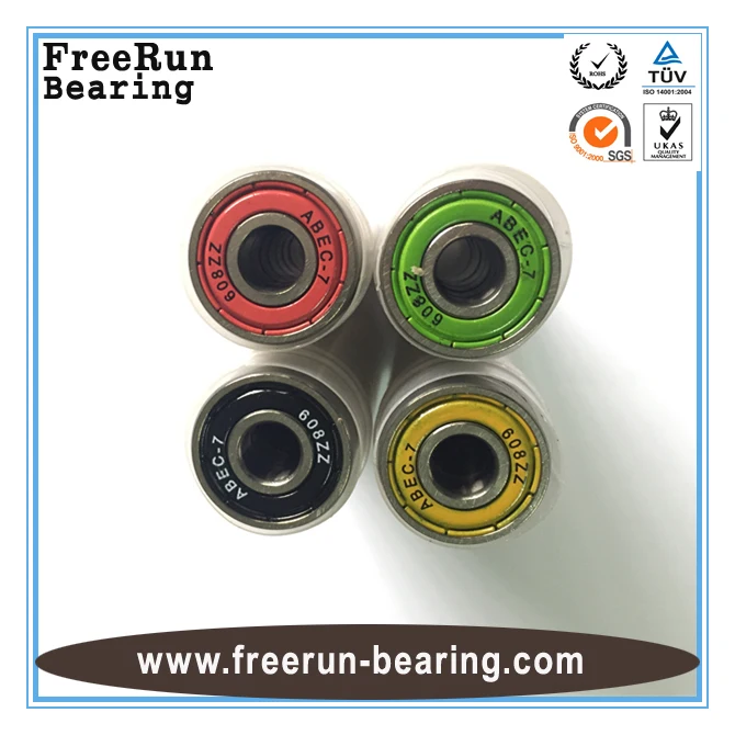 High Speed and Long Life Skate Board Wheels 608ZZ 608-2RS Bearings