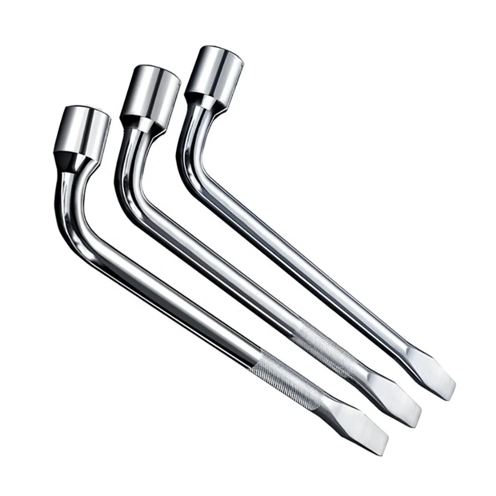Socket Lug Wrench  L Type Hexagon Slotted End Socket Lug Wrench