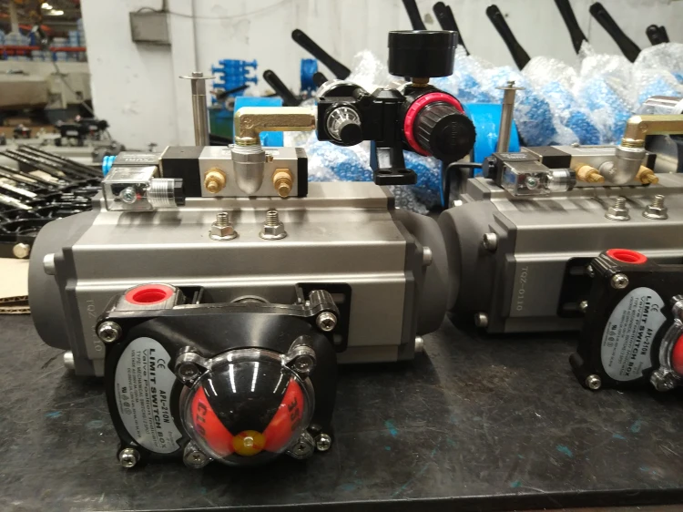 Casting butterfly Valve 20 Series with Double Regulating Pneumatic for Water Oil Gas Application