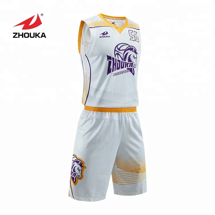 Topeter Men’s Basketball Jersey and Shorts Team Uniform with Pockets Sportswear Uniform