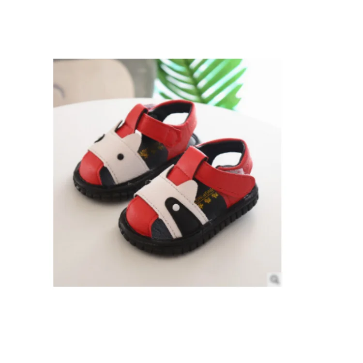 
 Летние Новые сандалии для мальчиков с вырезами детская повседневная обувь детские сандалии с мягкой подошвой  