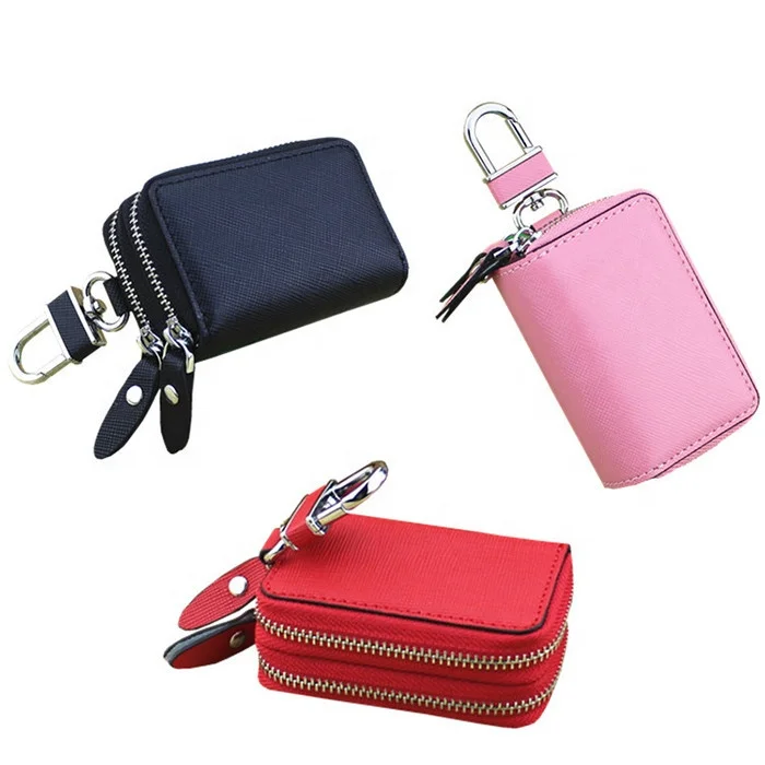 Fashion Auto Car Logo Leather Key bag case Keychain Key Holder wallet hand bag 