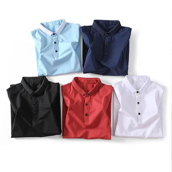 China clothing factory OEM 100% Polyester Short Sleeve Men's polo shirts