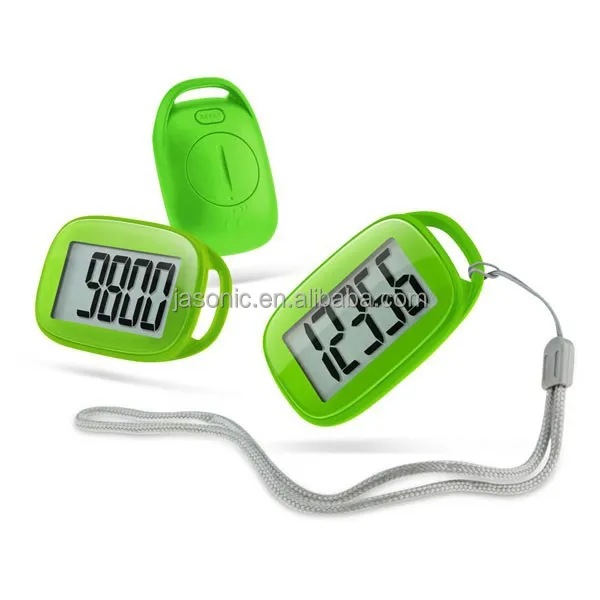 Fitness Large Display 3D Sensor Step Counter Walking Running 3D Simple Pedometer with Lanyard Activity Tracker