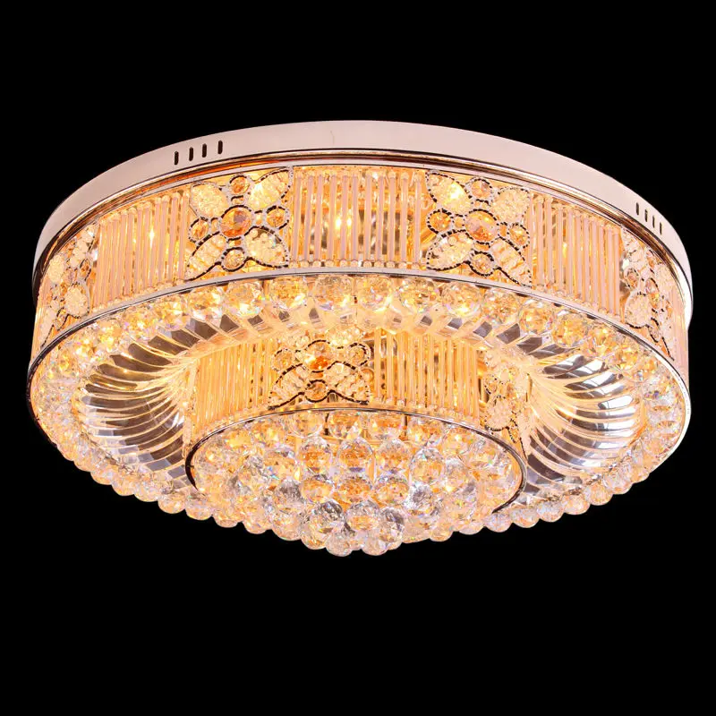 Salon CFL Ceiling Light K9 Crystal Chandelier Lighting