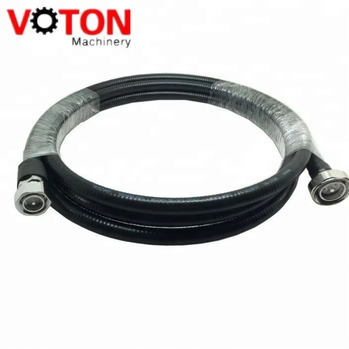 Rf jumper cable connector 7/16 din male straight to 4.3-10 mini din male 1/2SF cable assembly