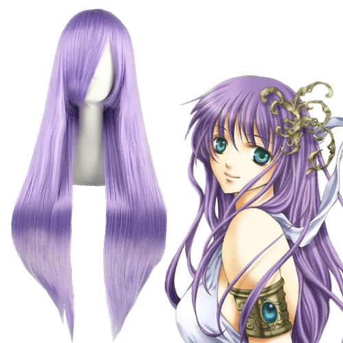 Wholesale 80cm Long Straight Light Purple Japanese Anime Saint Seiya Athena  Girls Cosplay Hair Wig - Buy Cosplay Hair Wig,Girls Hair Wig,Saint Seiya  Athena Wig Product on 
