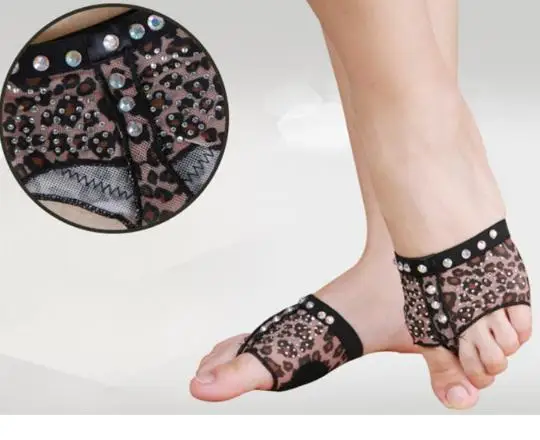 Belly Dance Accessories Professional Dance Socks Lace Cotton Foot thong  Women Protector Long Socking for Oriental