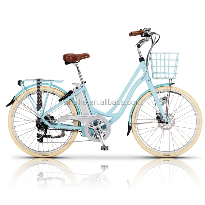 ladies electric bike with basket