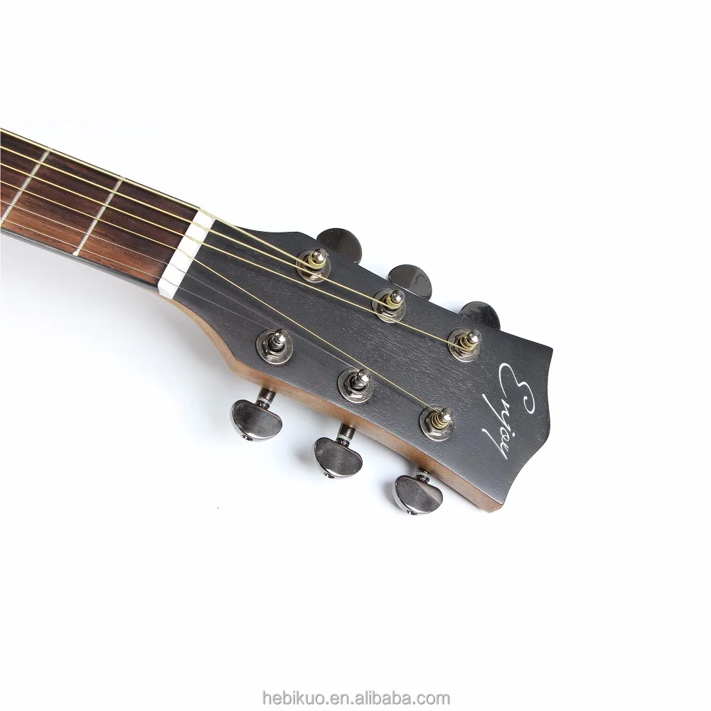 Factory Direct E40-15 Folk Acoustic Guitar with Matt Finish Cheaper OEM Style Featuring Spruce Sapele Wood