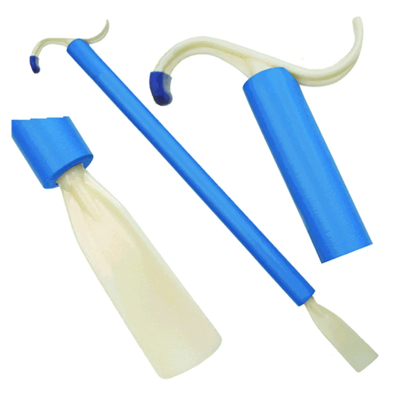 2 In 1 Long Handle Dressing Aid And Shoehorn Combo Extendable Dressing
