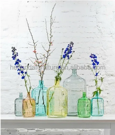 3/ 5 /6 галлонов стеклянная бутыль по цвету