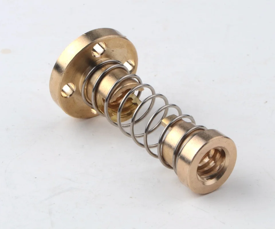 3D Printer T8 Spring Loaded Nut for Smooth Operation - CNC Lead