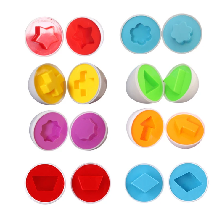 Smart Toys Shape and Color Puzzle Matching Eggs for Toddlers