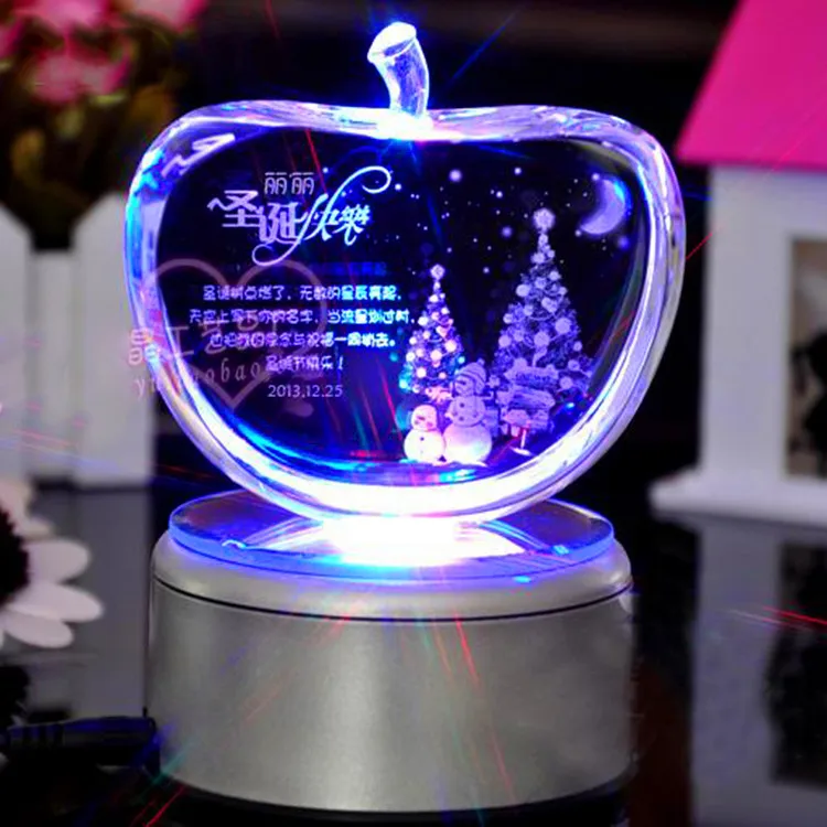 wholesale crystal glass gifts with 3d