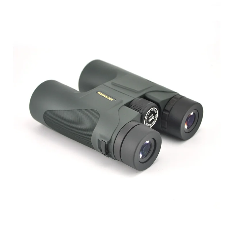 Visionking High Quality 10x42 Hunting Binoculars Waterproof Telescope Binoculars Prismaticos De Caza Binoculars Green and Black
