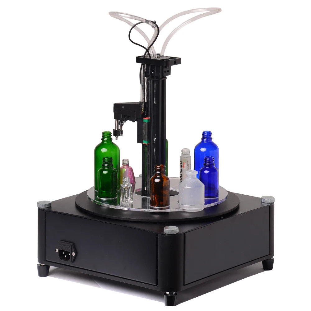 High Speed Table Top Level Control System Bottle Small Filling Machine Body Spray Water Liquid Oil Perfume Fragrance Plastic