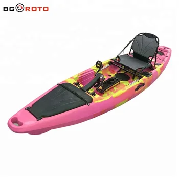 Rotational Plastic Touring sit in sea kayak with rudder and surfboard,Rotational molding processing
