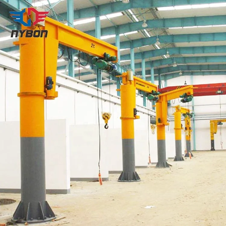 Lifting Small Mounted Rotating Arm Jib Crane 3 Ton 2 Ton with Electric Hoist