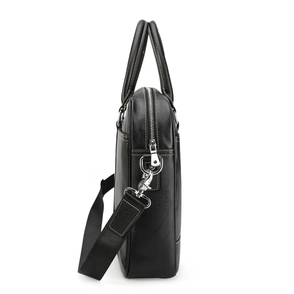 China Manufacturer Men Genuine Leather Briefcase Bag Real Leather Laptop Briefcase for Man