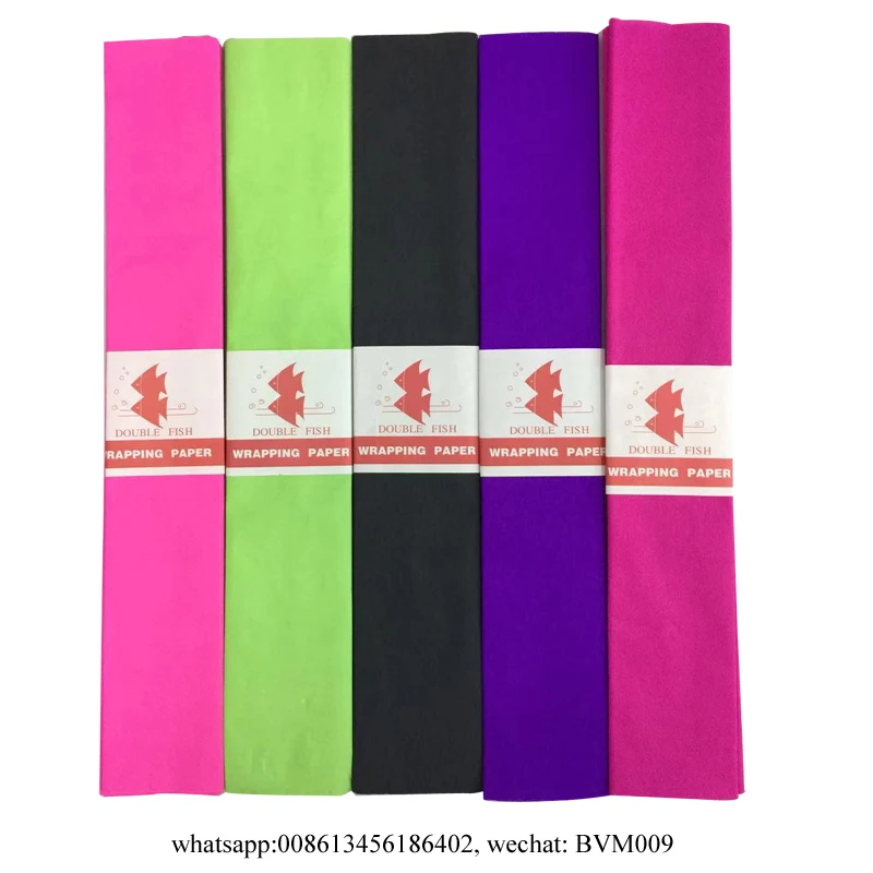Colorful Crepe Paper Wrapping Paper  for Pakistan Market