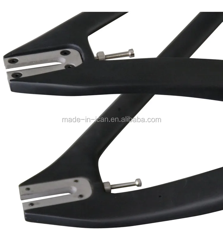 Free Shipping for ICAN New Design Carbon Fiber Track Frame AC135 Carbon Bicycle Frame
