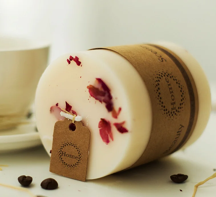 Декоративная Ароматизированная свеча, частная торговая марка, банки для свечей из соевого воска на день рождения оптом