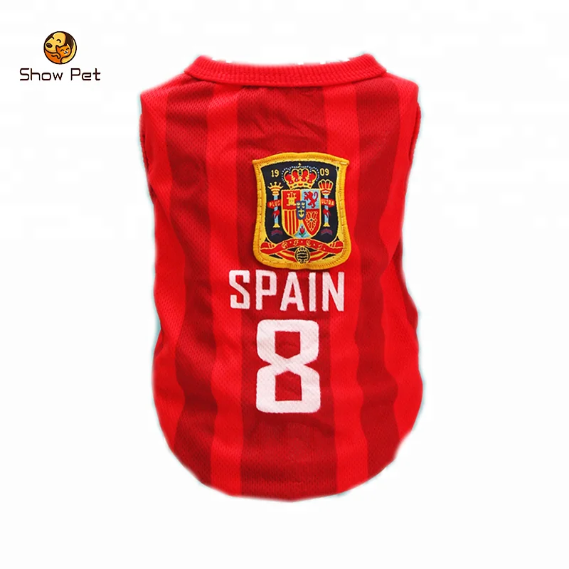Опт Кубок мира футбол собака рубашка жилет спортивная