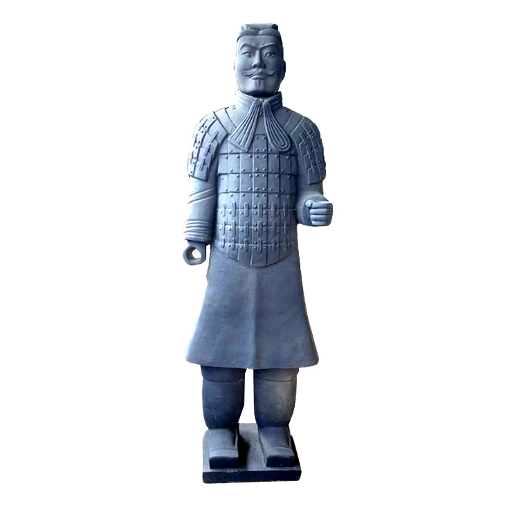中国美術 第3巻 彫刻 Life Size Terracotta Warrior Statue - Handcrafted China Art