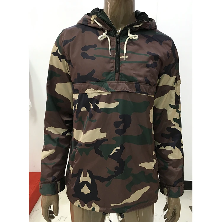 Source Wholesale Custom Lightweight Camo Windbreaker Winter Coat Men Jacket  on m.