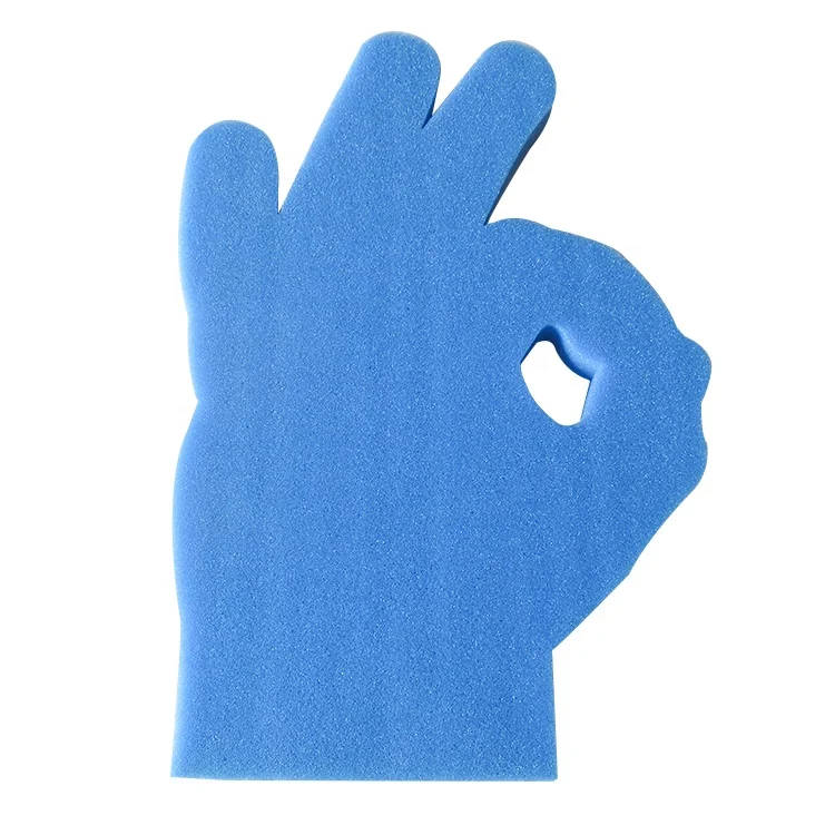 Promotional Customized Logo Cheering Foam Hand Without Printing