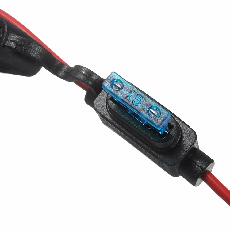 
 Автомобильный держатель предохранителя, Калибр 16awg, медный провод, автомобильный водонепроницаемый мини-Держатель предохранителя в линию  