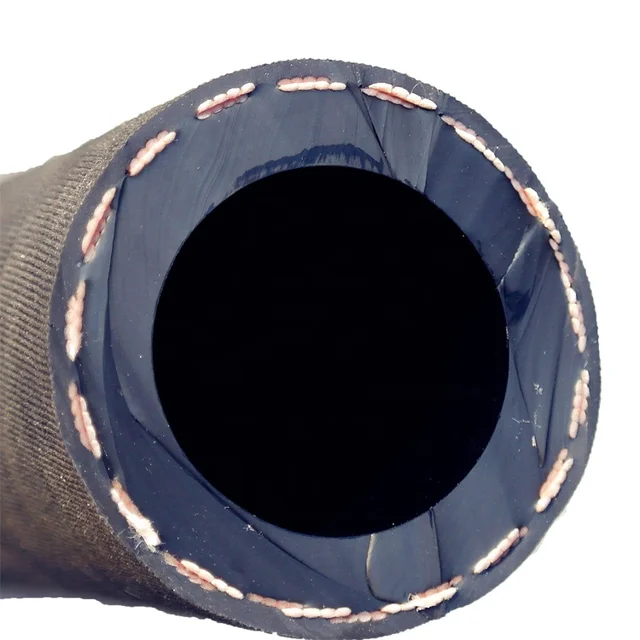 Highly Abrasive Polyester Reinforced Flexible Rubber Hose Pipe Sand Blast Hose