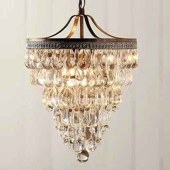 American vintage K9 crystal chandelier pendant light ETL86102