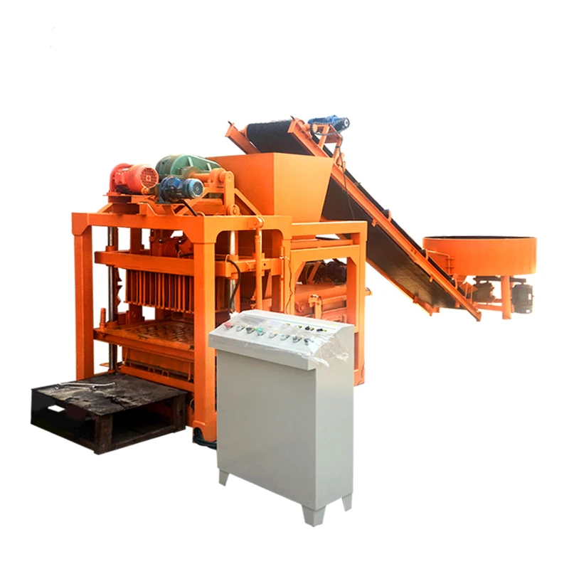 QTJ4-28 Concrete Hollow Block Making Machine Tunisia   Fly Ash Brick Block Making Machine on Sale
