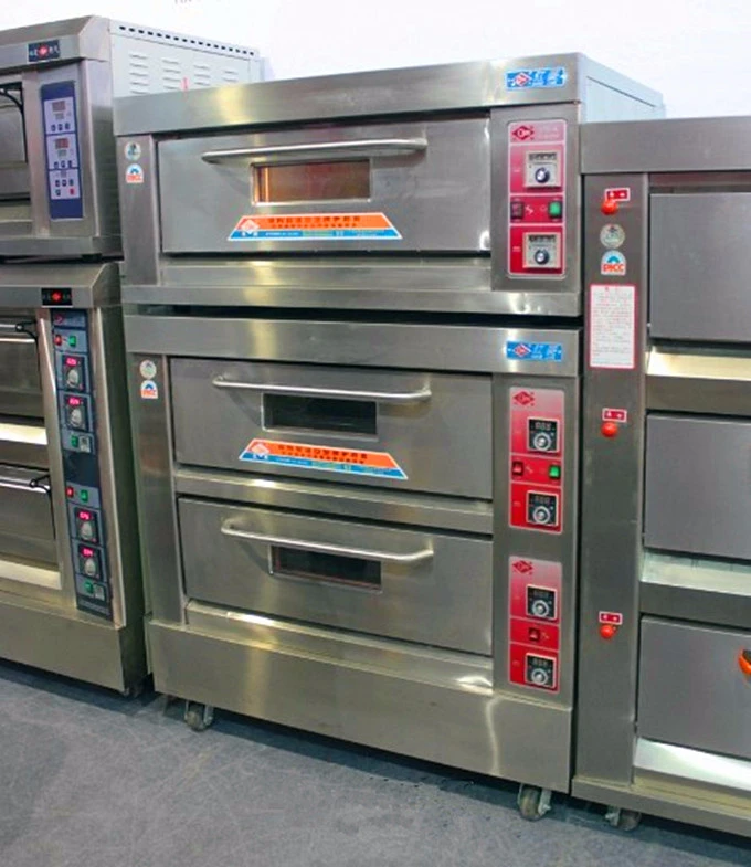 
Промышленная Электрическая печь, 3 колода, 6 лотков, печь для выпечки на продажу 