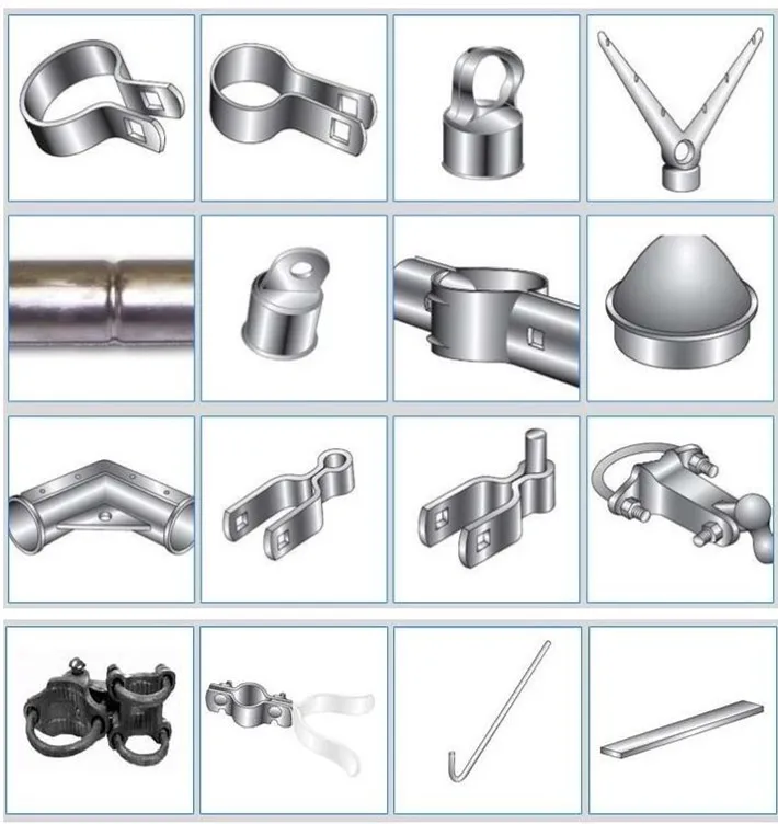 product wholesale high quality cheap 55cm galvanized steel posts farm chain link fence panels-8