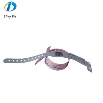 Id Wristband PVC Kids Bracelet with Names Cheap Soft The Barcode Good-quality Customised Vinyl BANGLES Accept Customer's Logo